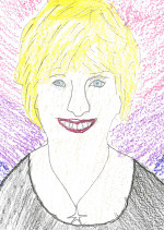 student illustration of Board of Directors member Linda Saville