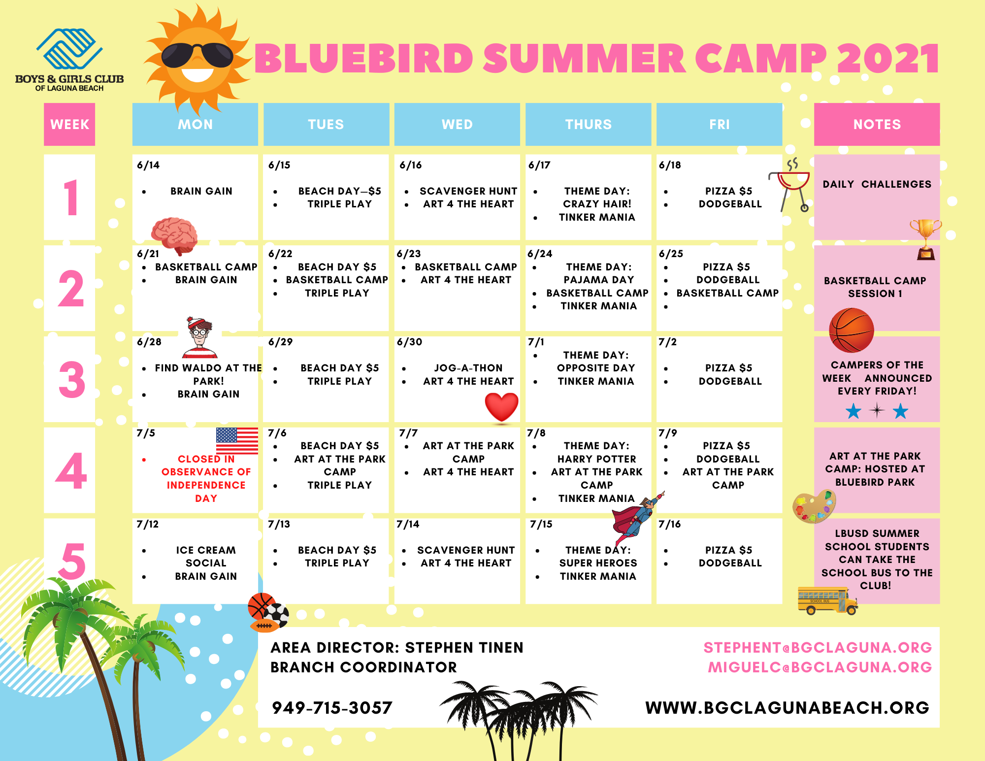Bluebird Enrichment Center Boys Girls Club Of Laguna Beach